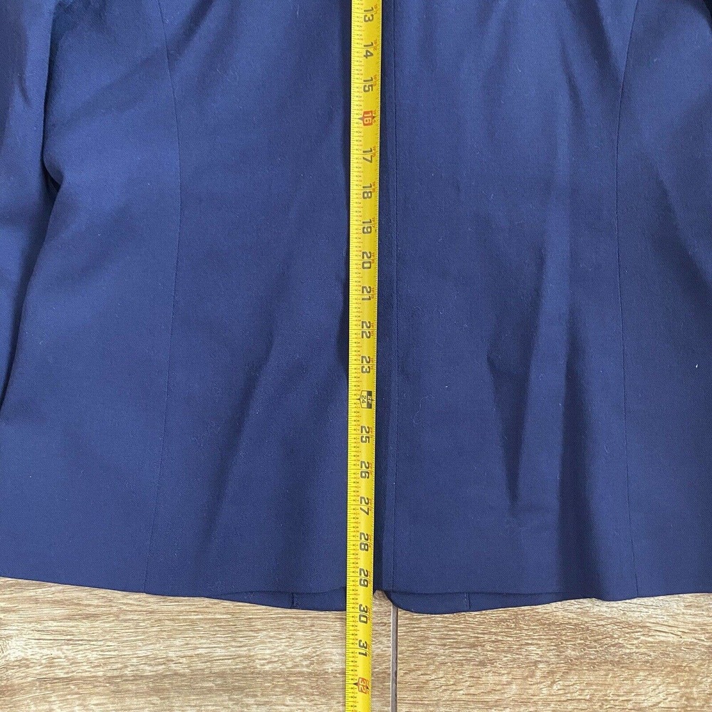 Vintage Virgin Wool Blazer Size 14 - Picture 7 of 9